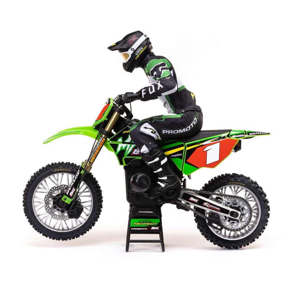 Losi Promoto-MX 1/4 RC Motorcycle Combo with Battery and Charger Pro Circuit Scheme LOS06002