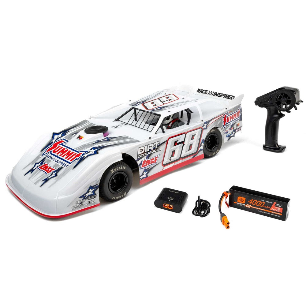 Losi 22S Dirt Late Model 1/10 2WD Dirt Oval with Battery and Charger (Summit Racing)