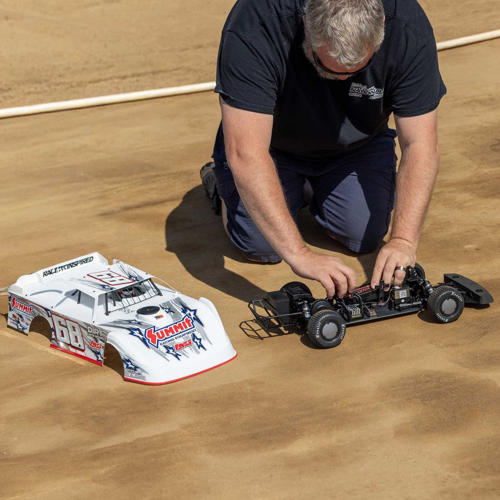 Losi 22S Dirt Late Model 1/10 2WD Dirt Oval with Battery and Charger (Summit Racing)