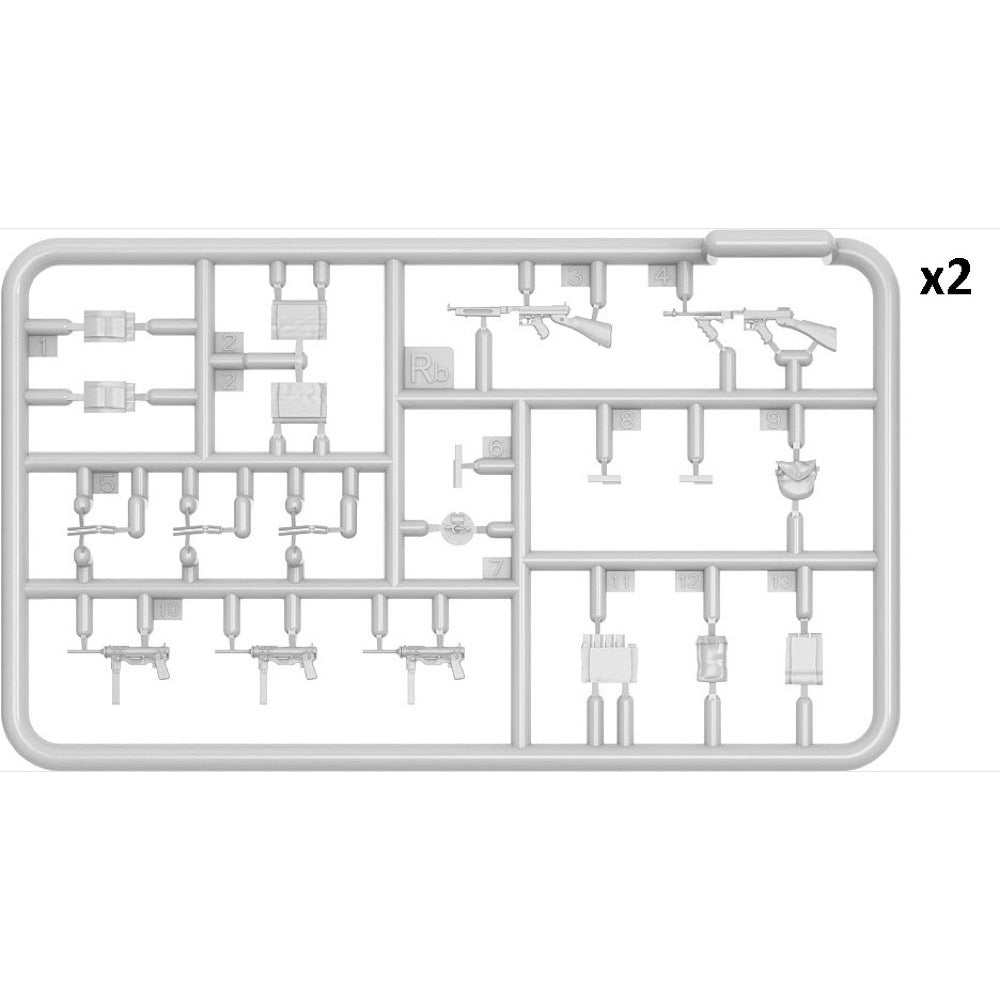 MiniArt 35407 1/35 U.S. Infantry Tank Riders. Set 1