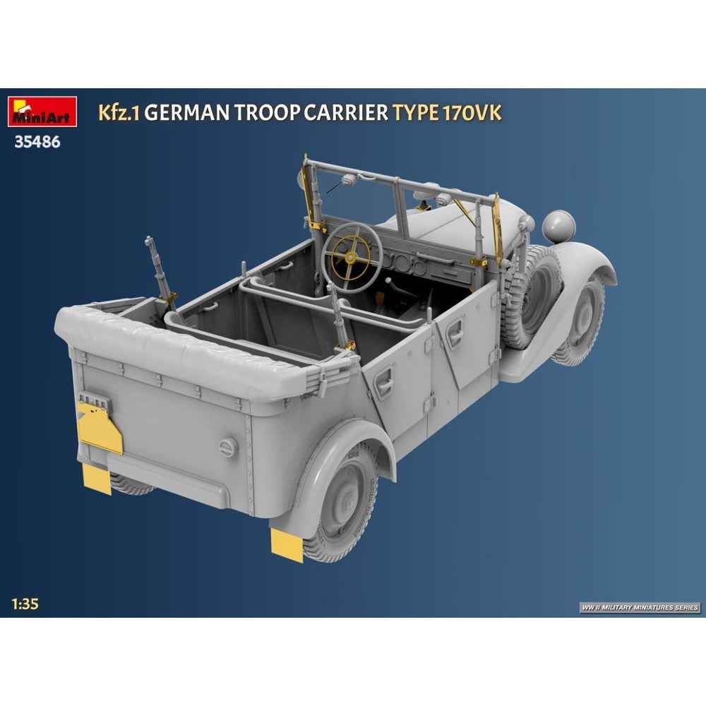 Miniart 35486 1/35 Kfz.1 German Troop Carrier Type 170VK