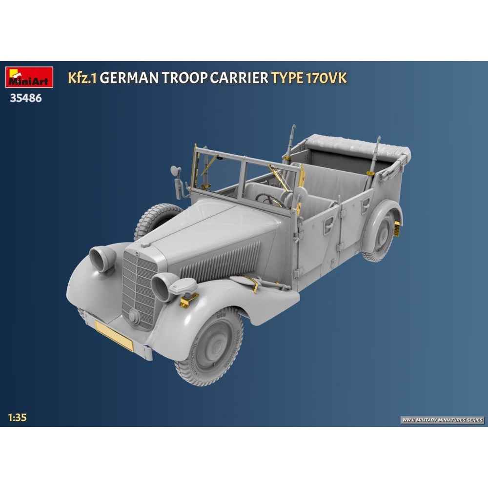 Miniart 35486 1/35 Kfz.1 German Troop Carrier Type 170VK
