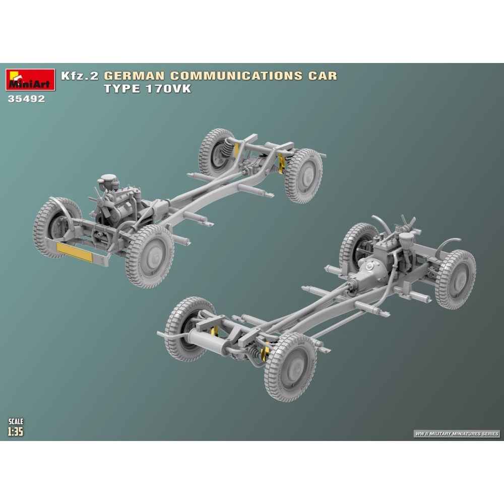 Miniart 35492 1/35 Kfz.2 German Communications Car Type 170VK