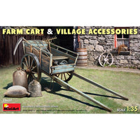 MiniArt 35657 1/35 Farm Cart and Village Accessories 5905090346296