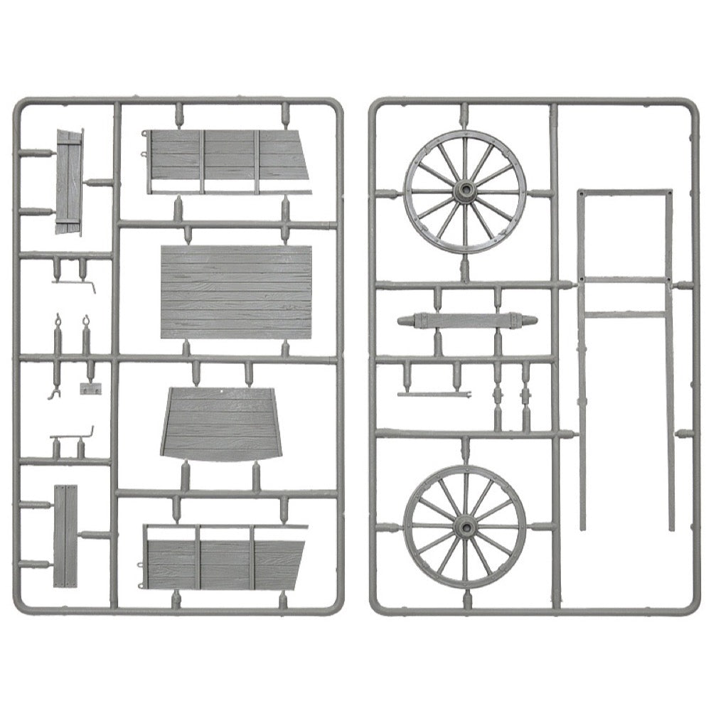 MiniArt 35657 1/35 Farm Cart and Village Accessories 5905090346296