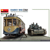 MiniArt 36067 1/35 Kharkiv 1943: Tram & Stug. III Ausf. G w/Crew. Big Set