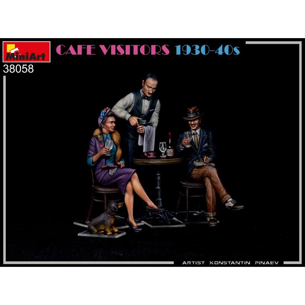 MiniArt 38058 1/35 Cafe Visitors 1930 - 1940s 5905090346371