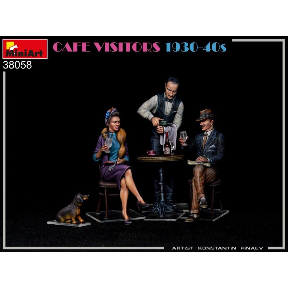 MiniArt 38058 1/35 Cafe Visitors 1930 - 1940s 5905090346371