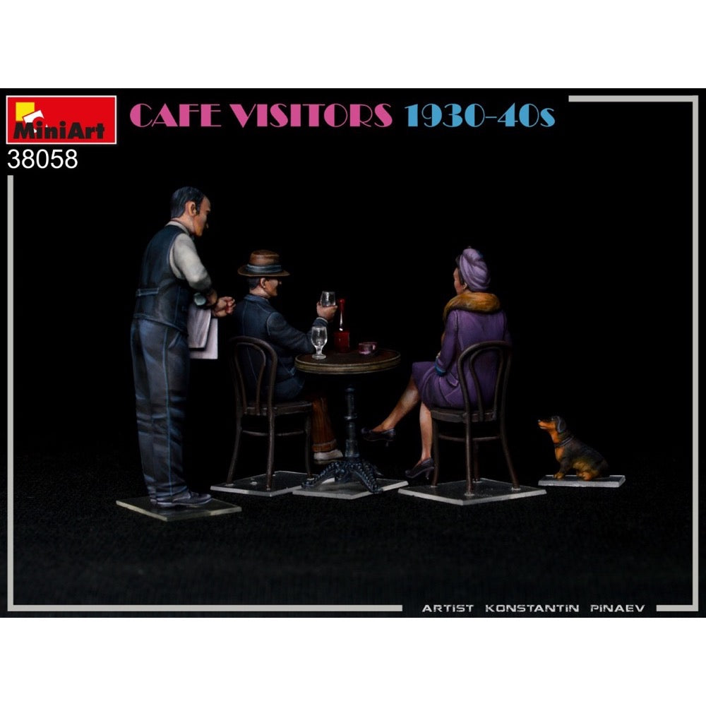 MiniArt 38058 1/35 Cafe Visitors 1930 - 1940s 5905090346371