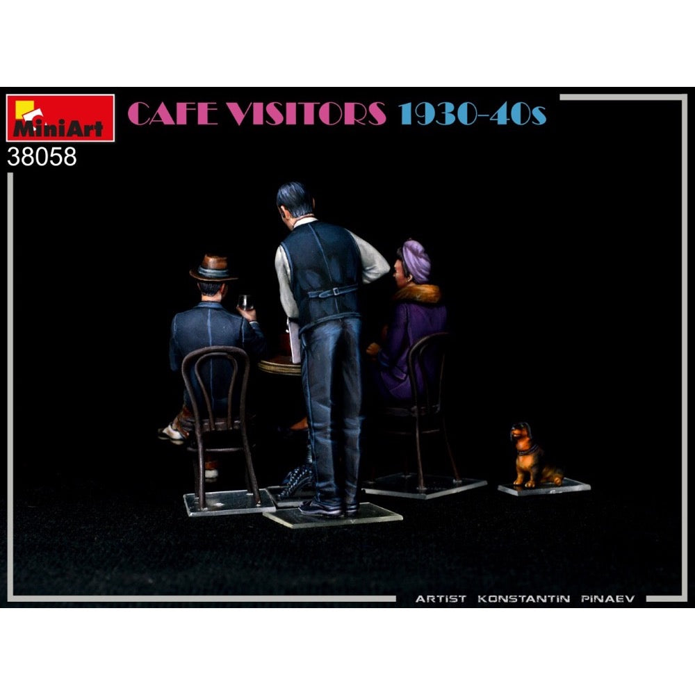 MiniArt 38058 1/35 Cafe Visitors 1930 - 1940s 5905090346371