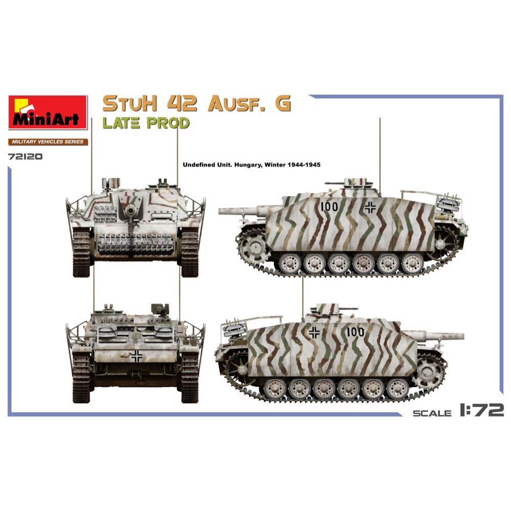 Miniart 72120 1/72 StuH 42 Ausf. G Late Production
