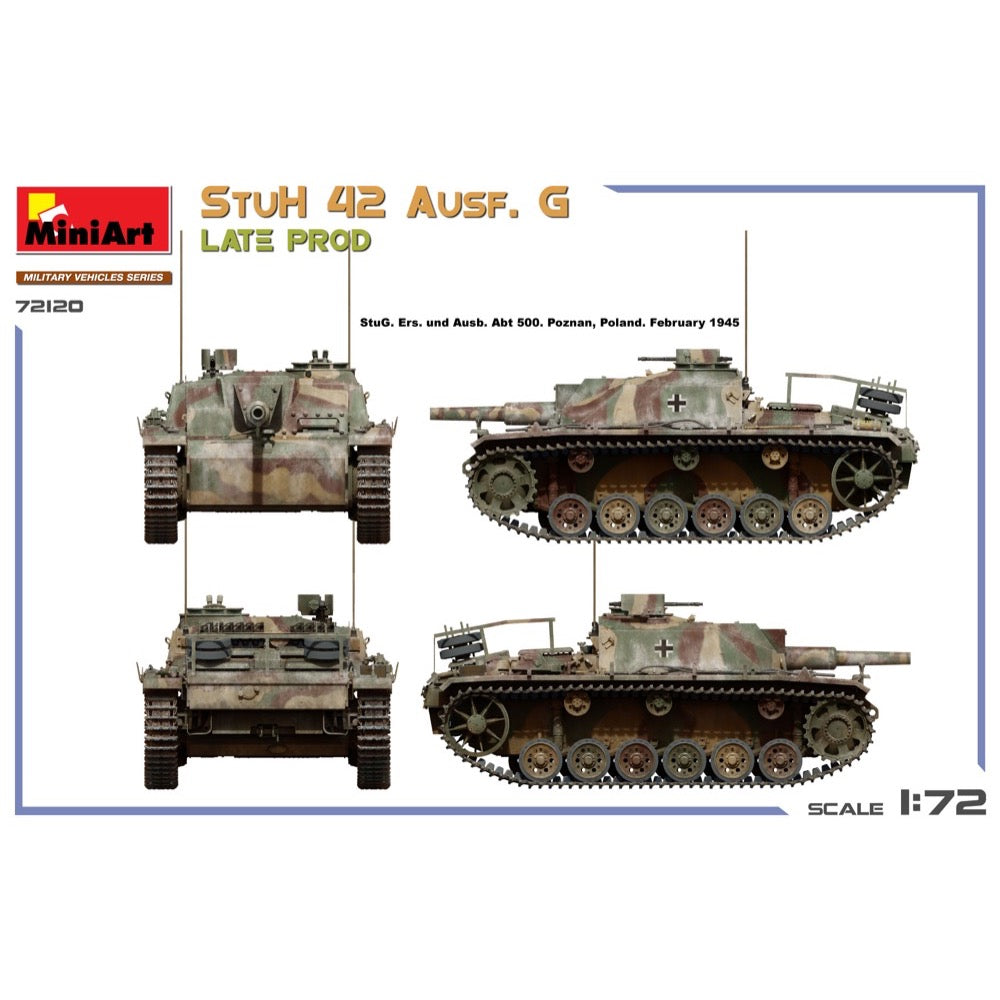 Miniart 72120 1/72 StuH 42 Ausf. G Late Production