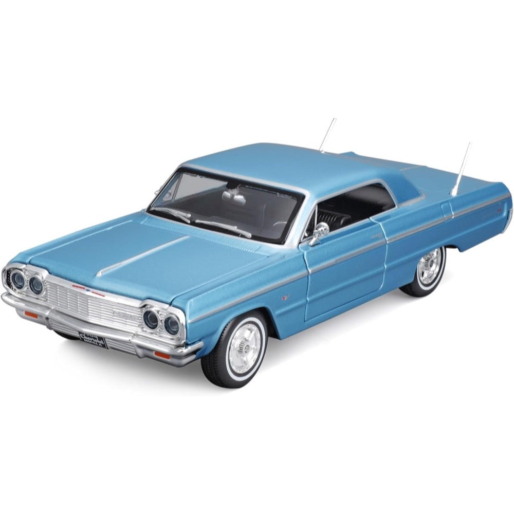 Maisto 1/24 Chevrolet Impala 2-Door 1964 Metallic Blue