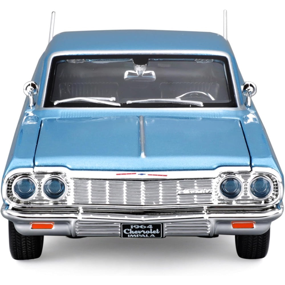 Maisto 1/24 Chevrolet Impala 2-Door 1964 Metallic Blue