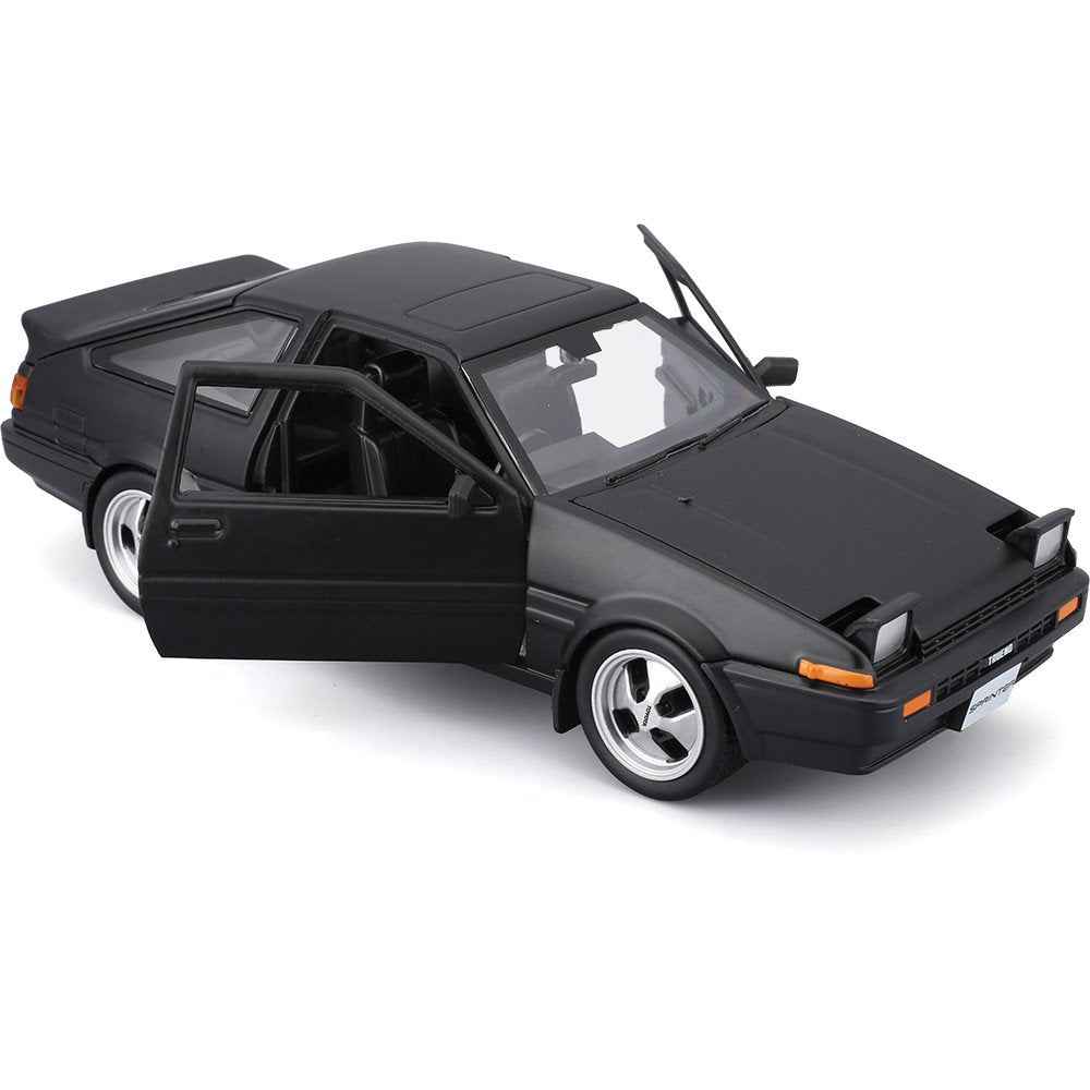 Maisto 1/24 Toyota Sprinter Trueno AE86 1983 Metallic Black