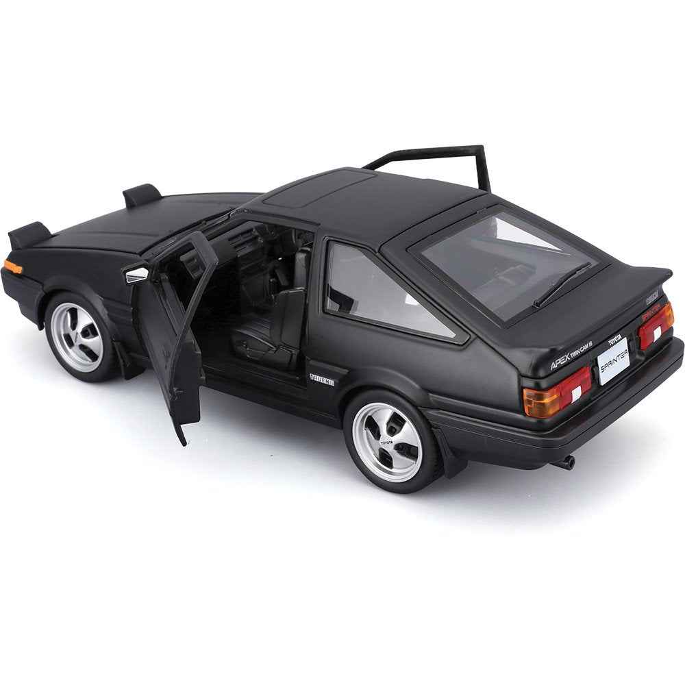 Maisto 1/24 Toyota Sprinter Trueno AE86 1983 Metallic Black