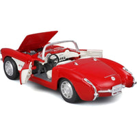 Maisto Assembly Line 1/24 1957 Chevrolet Corvette Roadster Red