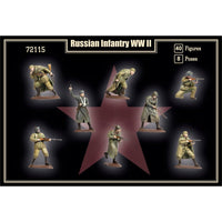 Mars 72115 1/72 Russian infantry (WWII) Plastic Figures
