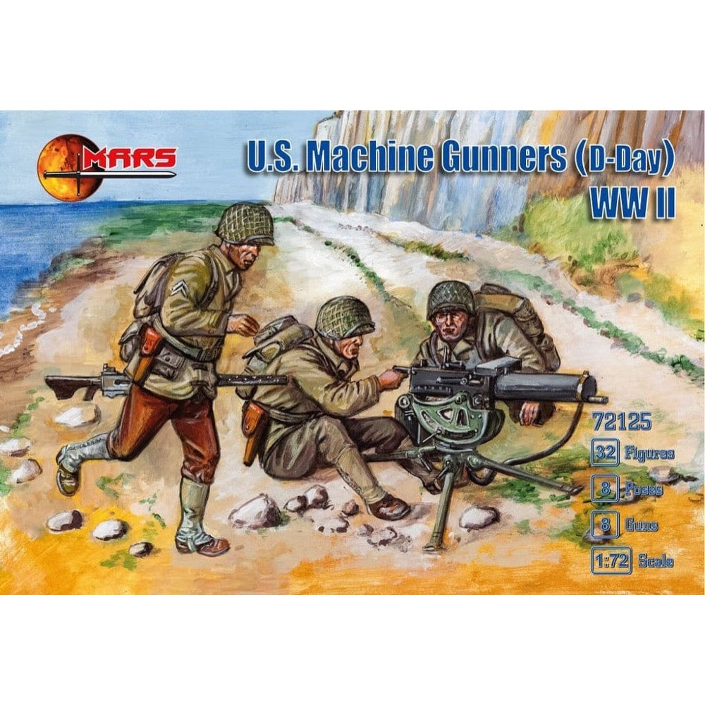 Mars 72125 1/72 U.S. Machine Gunners D-Day WWII