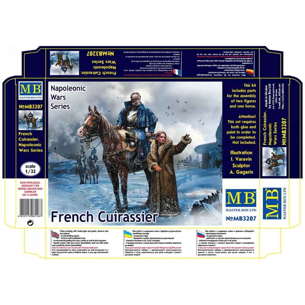 Master Box 3207 1/32 French Cuirassier, Napoleonic Wars Series