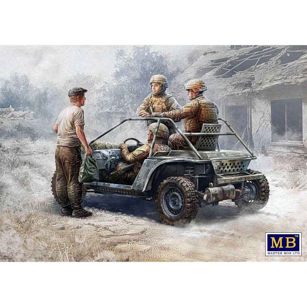 Master Box 35247 1/35 Russian-Ukrainian War series. Summer 2024. Ukrainian Infantry. Kursk Region
