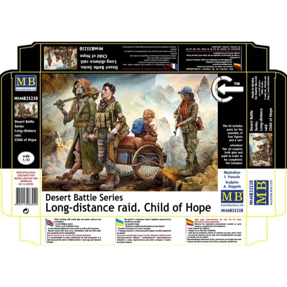 Master Box 35250 1/35 Desert Battle Series. Long-Distance Raid. Child of Hope