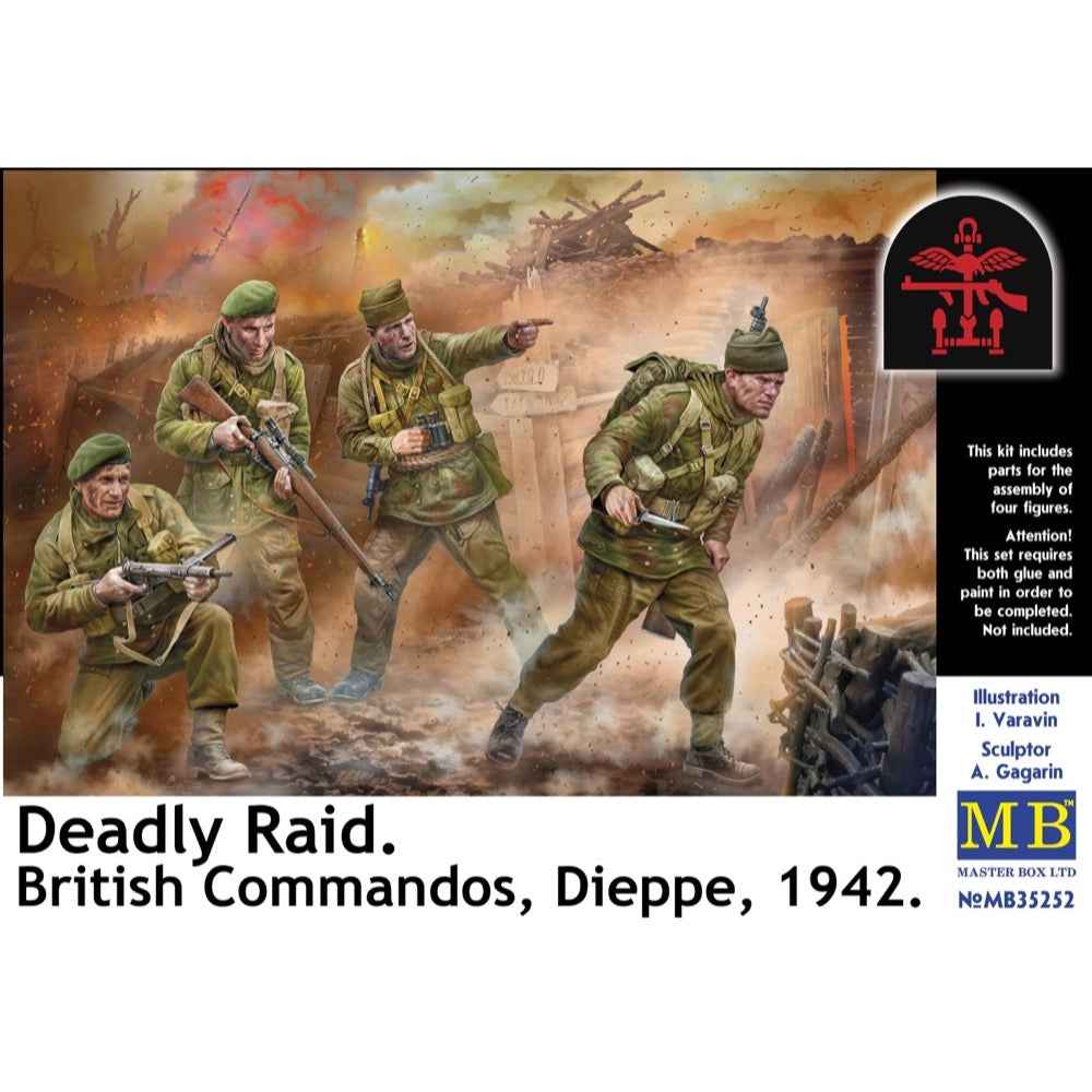 Master Box 35252 1/35 Deadly Raid. British Commandos, Dieppe, 1942