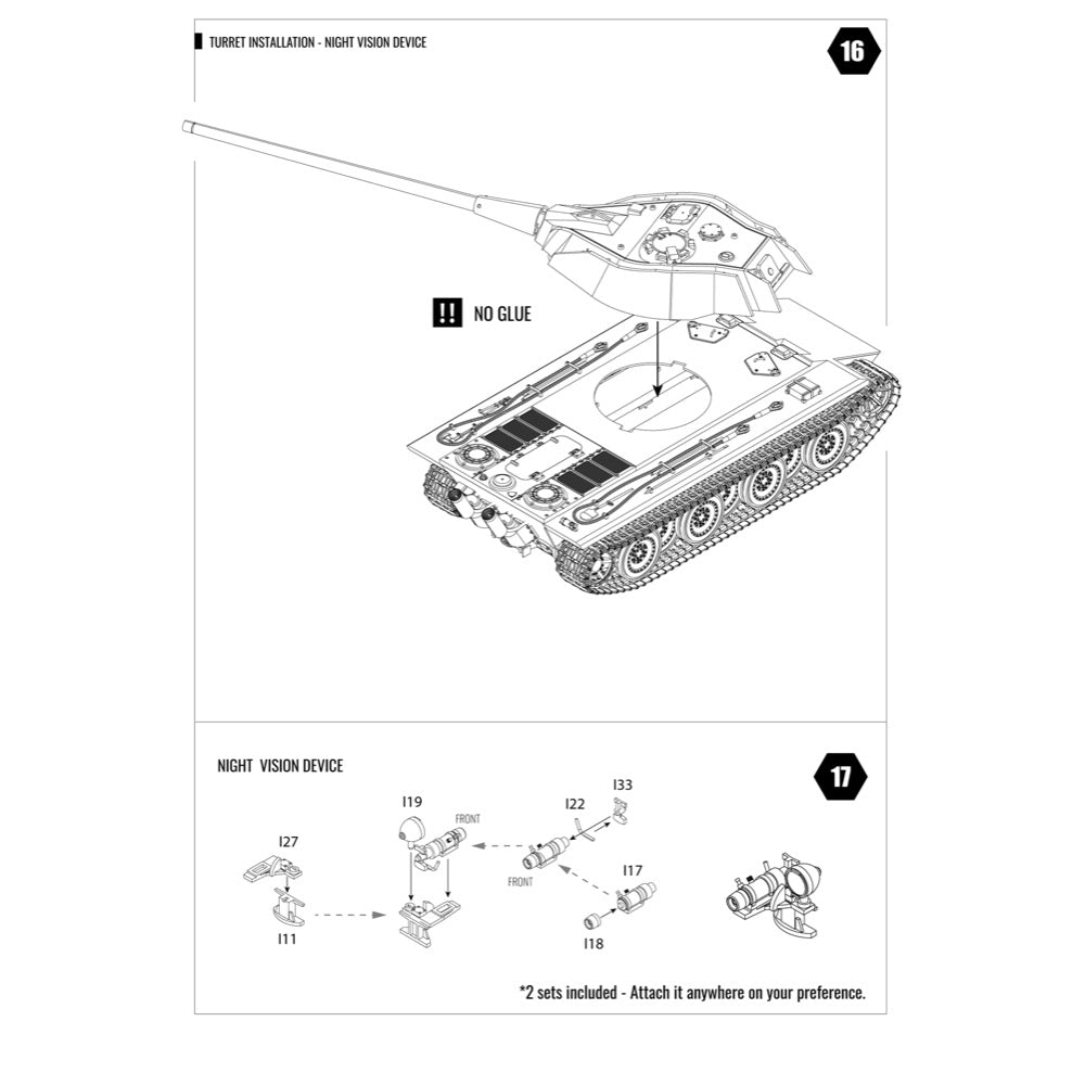 Modelcollect UA35010 1/35 German WWII E-60 Tank with Side Armour
