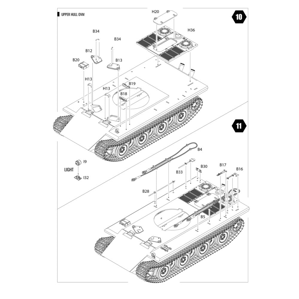 Modelcollect UA35010 1/35 German WWII E-60 Tank with Side Armour