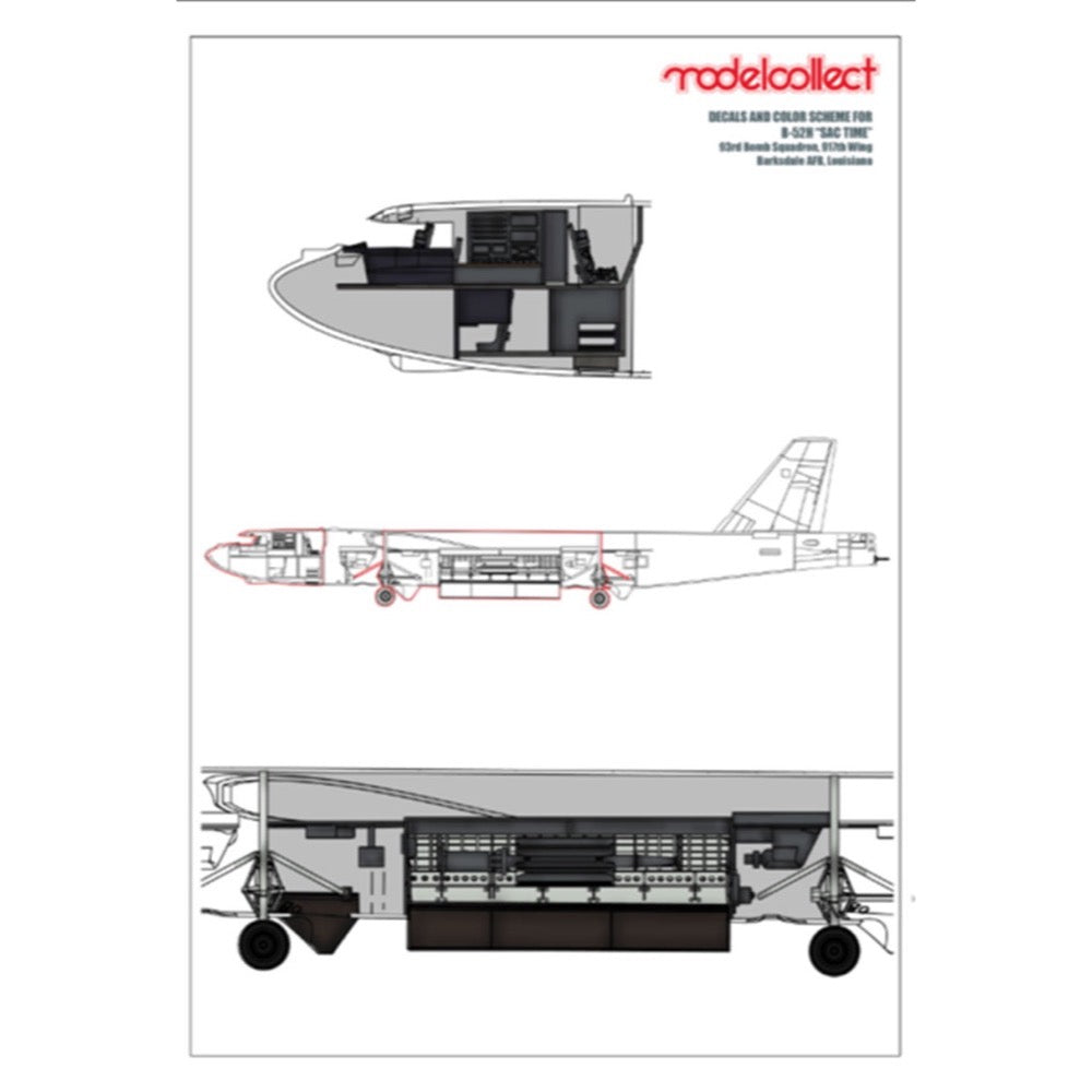 Modelcollect 72236 1/72 B-52H U.S. Stratofortress Strategic Bomber