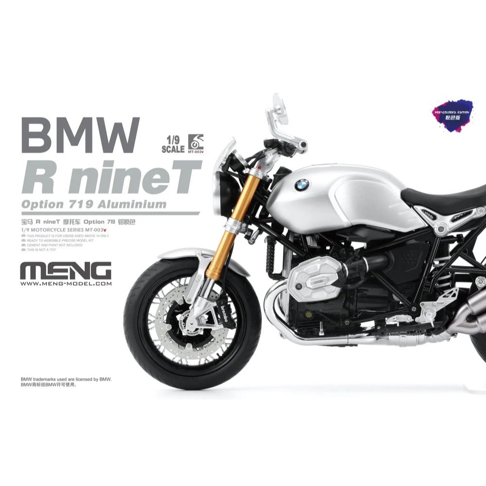 Meng MT-003v 1/9 BMW R nineT Option 719 Aluminium Pre-colored Edition