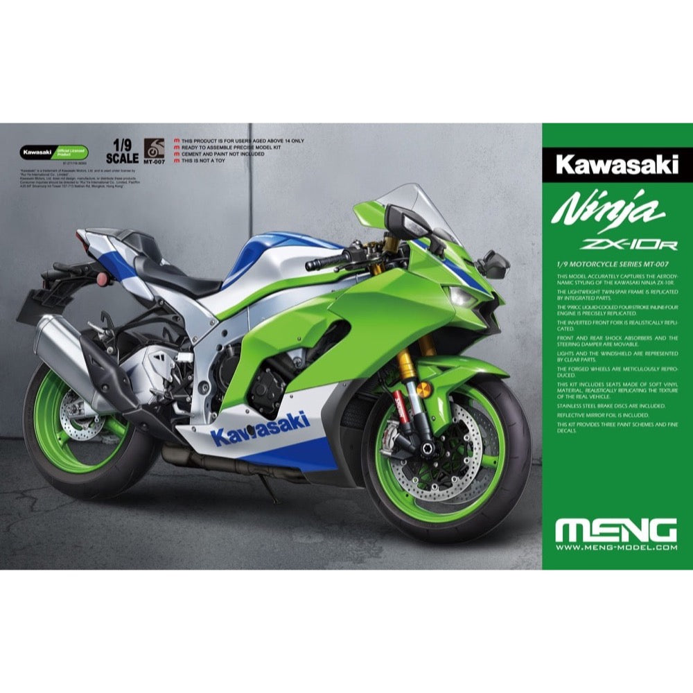 Meng MT-007 1/9 Kawasaki Ninja ZX-10R