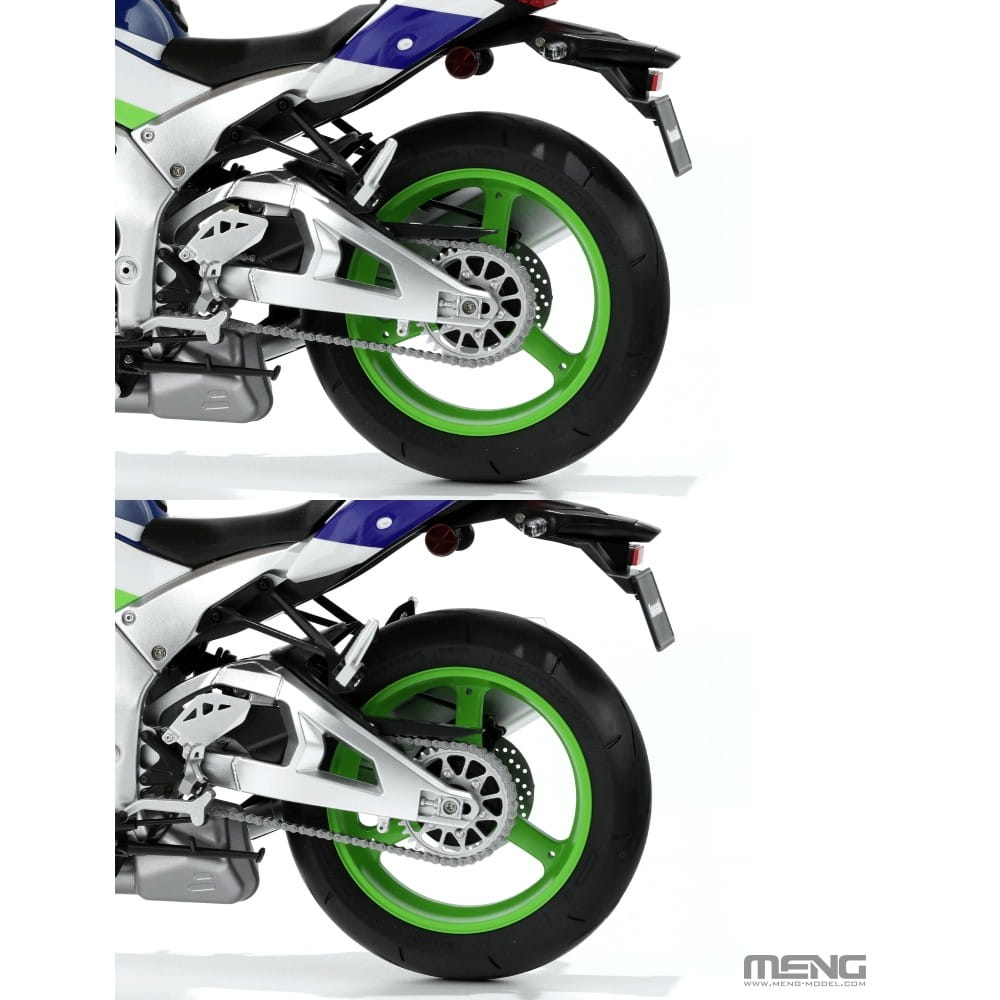 Meng MT-007s 1/9 Kawasaki ZX-10R Pre-coloured Edition