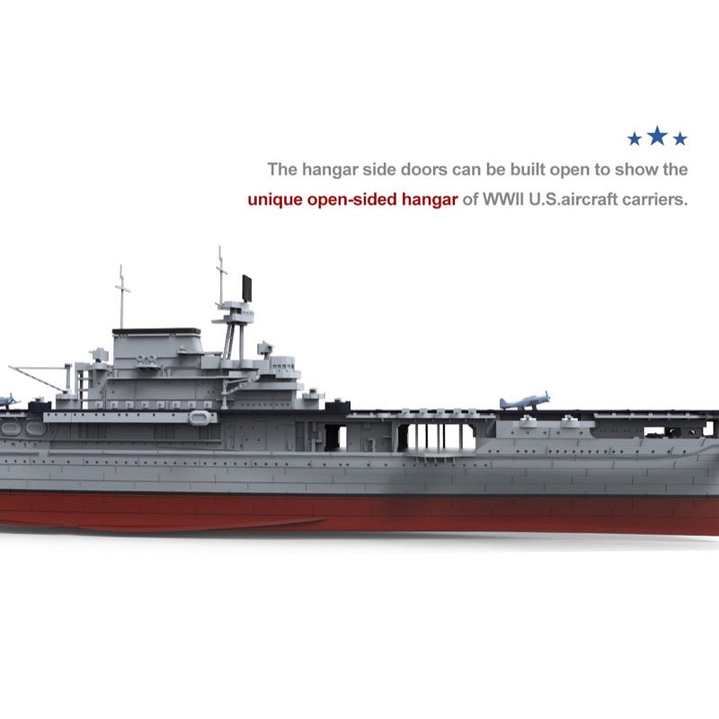 Meng PS-005 1/700 U.S. Navy Aircraft Carrier Enterprise CV-6