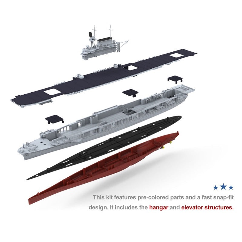 Meng PS-005 1/700 U.S. Navy Aircraft Carrier Enterprise CV-6