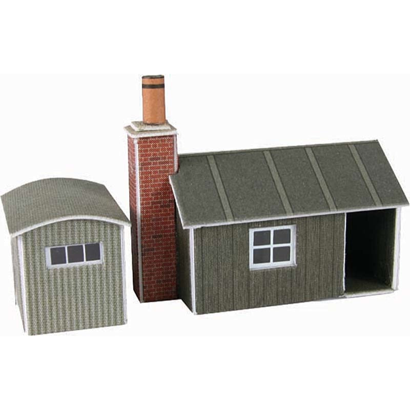 Metcalfe PN133 N Signal Box Set Card Kit | Metro Hobbies