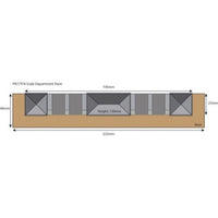 Metcalfe PN179 N Low Relief Department Store Card Kit