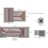 Metcalfe PN184 N Factory Entrance & Boiler House Card Kit