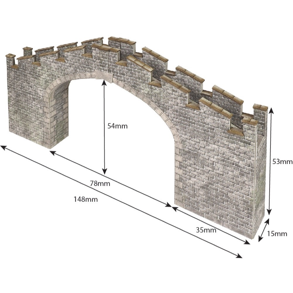 Metcalfe PN196 N Castle Wall Bridge