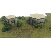 Metcalfe PN820 N WW2 Pillboxes Card Kit