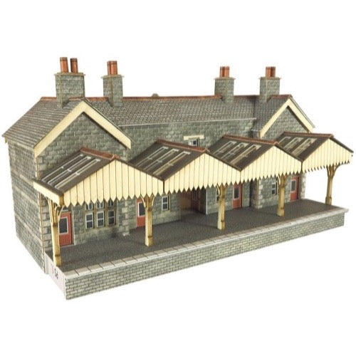 Metcalfe PN920 N Mainline Station Booking Hall Card Kit