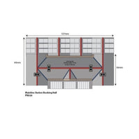 Metcalfe PN920 N Mainline Station Booking Hall Card Kit