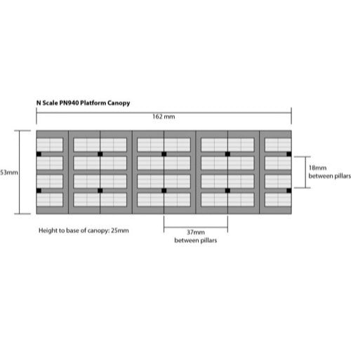 Metcalfe PN940 N Platform Canopy Card Kit