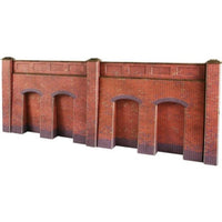Metcalfe PO244 OO/HO Retaining Wall Red Brick Card Kit