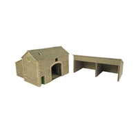 Metcalfe PO251 OO/HO Manor Farm Barn Card Kit | Metro Hobbies