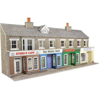 Metcalfe PO273 OO/HO Low Relief Stone Shop Fronts Card Kit | Metro Hobbies
