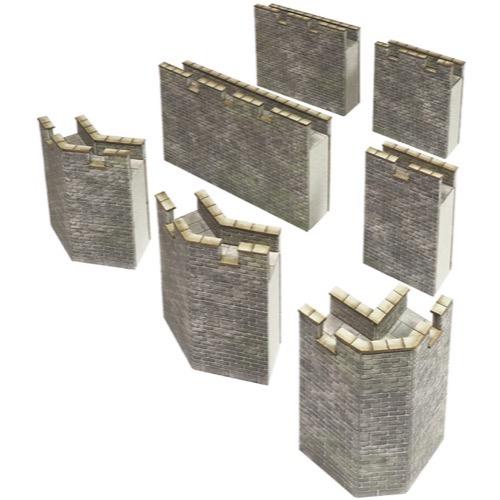 Metcalfe PO293 Castle Curtain Walls