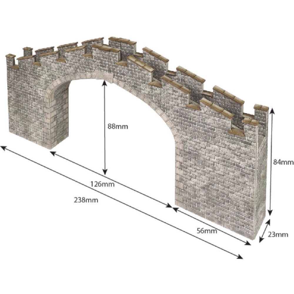 Metcalfe PO296 00 Castle Wall Bridge