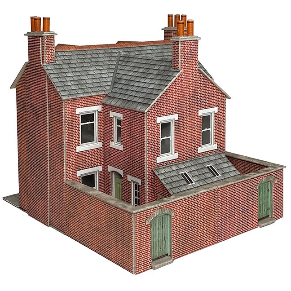 Metcalfe PO300 OO/HO Terraced Houses - Brick Card Kit