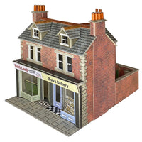 Metcalfe PO306 OO/HO Low Relief Shop Fronts - Brick Stone Card Kit